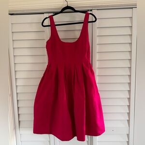 J. Crew Bold Pink Dress